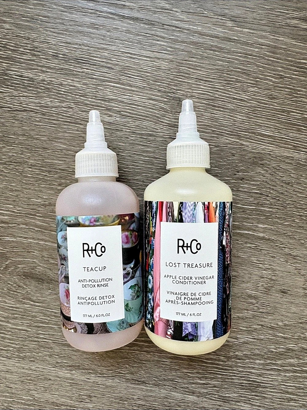 R+Co Teacup Detox Rinse & Lost Treasure Conditioner Bundle